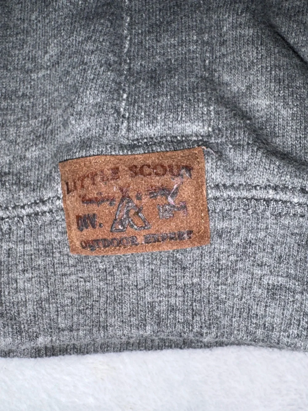 Carter's Grey Zip-Up Hoodie with Patterned Hood Lining